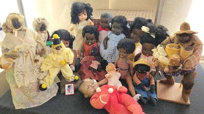 OVER A DOZEN AFRICAN AMERICAN DOLLS