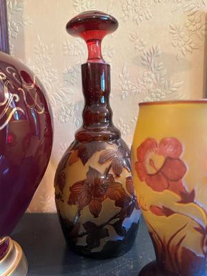 Sale Photo Thumbnail #41: Czech bohemian crystal decanter