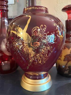 Sale Photo Thumbnail #40: Erte “Applause” vase