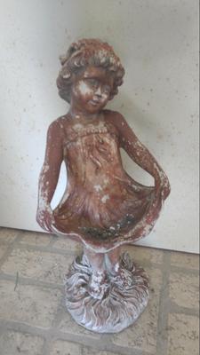 HEAVY AND CUTE LITTLE GIRL STATUE