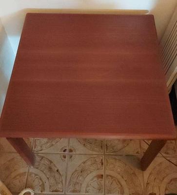 KOMFORT DANISH MCM TEAK SQUARE TABLE