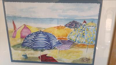 LINDA THOMPSON PRINT "HOT HOT HOT" SIGNED AND NUMBERED