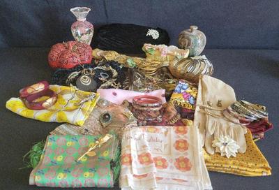 VINTAGE JEWELRY, GLOVES, AND MORE 