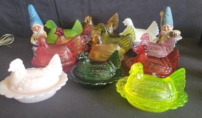MOSSER GLASS HENS