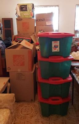 HUGE AMAZING COLLECTION OF MYSTERY BOXES FILLED WITH HALLOWEEN, CHRISTMAS AND MORE HOLIDAY ITEMS