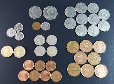 Uk british coins