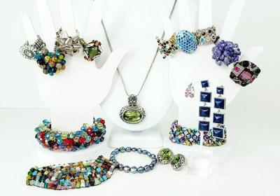 Costume jewelry beads and stones