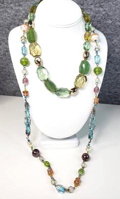 Costume jewelry shades of green