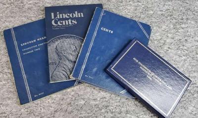Coins pennies inaugural statehood quarters