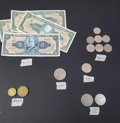 Currency brazil and middle america