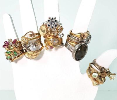 Costume jewelry rings