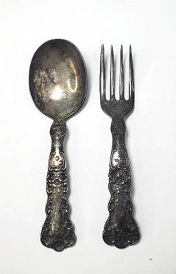 Sterling children s spoon & fork