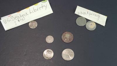 Rare us antique and vintage coins