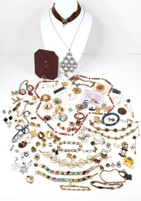 Generous costume jewelry lot