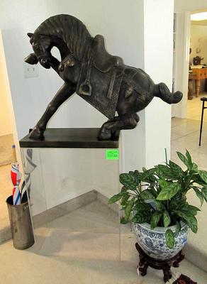 Reproduction statue of a Tang Dynasty-style horse. $500 PRESALE ITEM