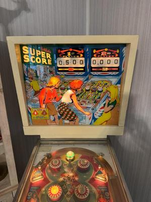 1967 (Unrestored) Gottlieb Super Score Pinball Machine in working condition. It hasn't been played at length, due to its age. $1,100...