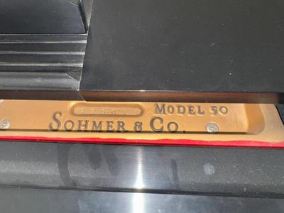 Vintage 1970s SOHMER & Co Baby Grand Piano in Stunning Ebony Black. $2500 PRESALE ITEM
