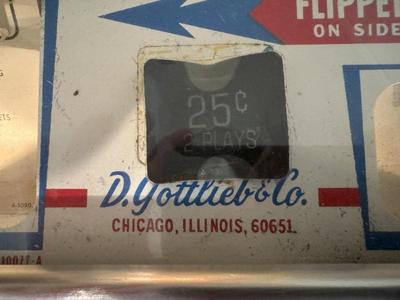 1967 (Unrestored) Gottlieb Super Score Pinball Machine in working condition. It hasn't been played at length, due to its age. $1,100...