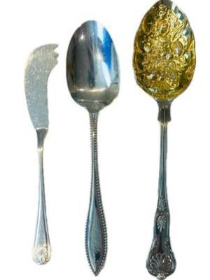 Sale Photo Thumbnail #67: Silver Plate Serving Pieces