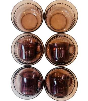 Sale Photo Thumbnail #140: Amethyst Glass Bowls & Mugs