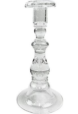 Sale Photo Thumbnail #108: Steuben Crystal Teardrop Candle Holder - Signed Steuben