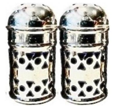 Sale Photo Thumbnail #63: English Silver Plate Salt & Pepper Shakers