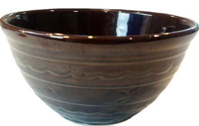 Sale Photo Thumbnail #111: Vintage Stoneware Pottery Bowl - 8" In Diameter