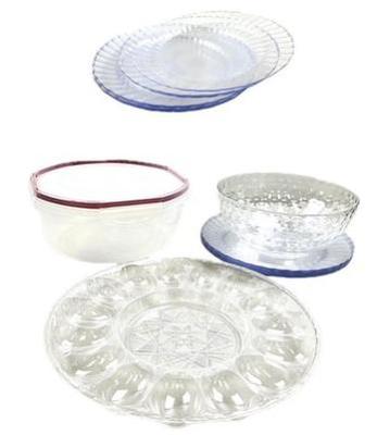 Sale Photo Thumbnail #180: Plastic Picnic Serving & Storage Pieces - To Go Travel Dining Essentials