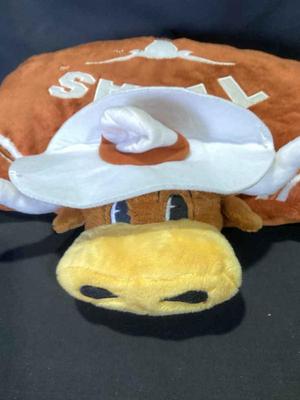 Texas longhorn pillow pet