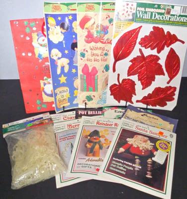 Christmas stickers and craft