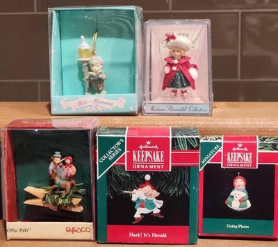 5 christmas ornaments hallmark and enesco