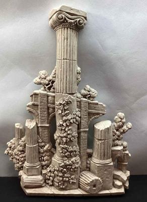 Greek roman ruins columns wall decor