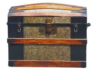 Victorian Camel Back Trunk