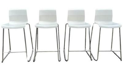 IKEA White Bar Stools - Sturdy And Attractive!