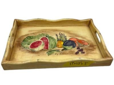 Vintage Colorful Food Tray