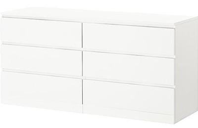 IKEA White 6 Drawer Dresser