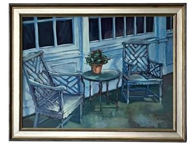 Original Painting, Signed By Darien Artist Britt Bair