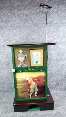 Golf putter cabinet