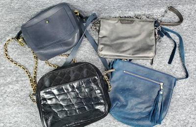 Leather and other cross body purses