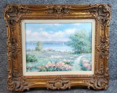 Signed jan vermeer oil canvas