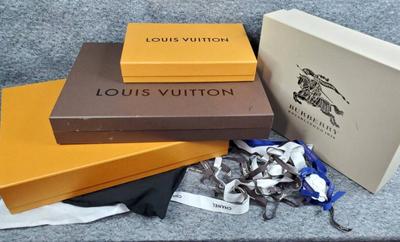 Luxury clothing boxes and shoe boxes