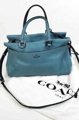Coach fulton satchel with coa