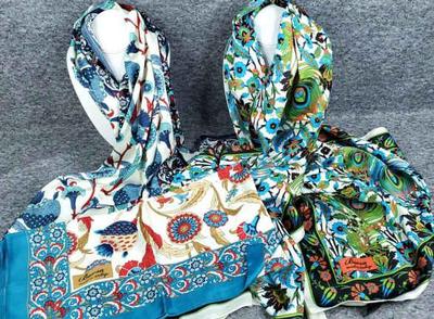 Bursa turkish silk scarves