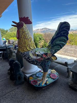 Sale Photo Thumbnail #780: 4 foot mosaic rooster