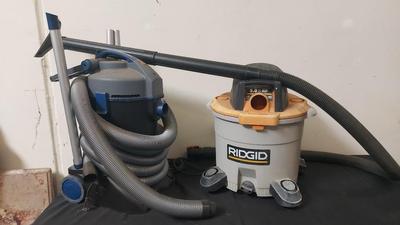 LOT OF 2 SHOP VACUUMS 