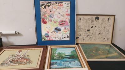 MISCELLANEOUS GROUPING OF ARTWORK