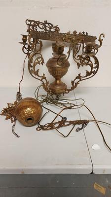 VINTAGE BRASS CEILING LIGHT