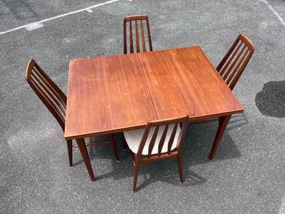 Dining room table and chairs