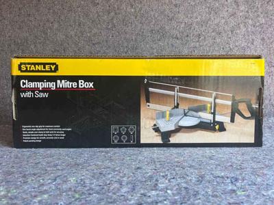 Stanley mitre box with saw