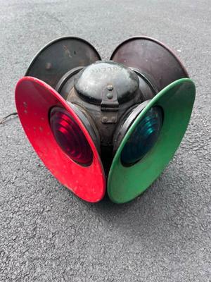 Adlake railroad signal marker lamp